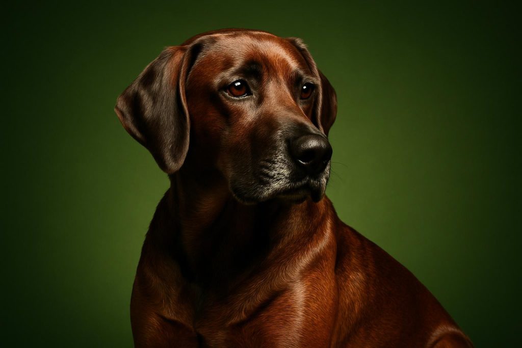 a calm adult male dog
