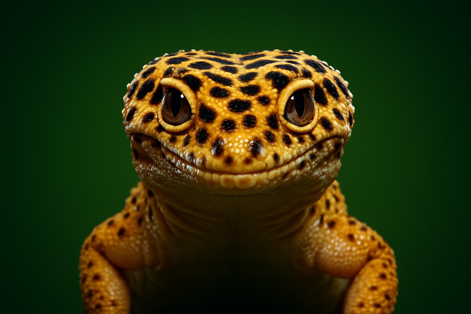 a leopard gecko (Eublepharis macularius)