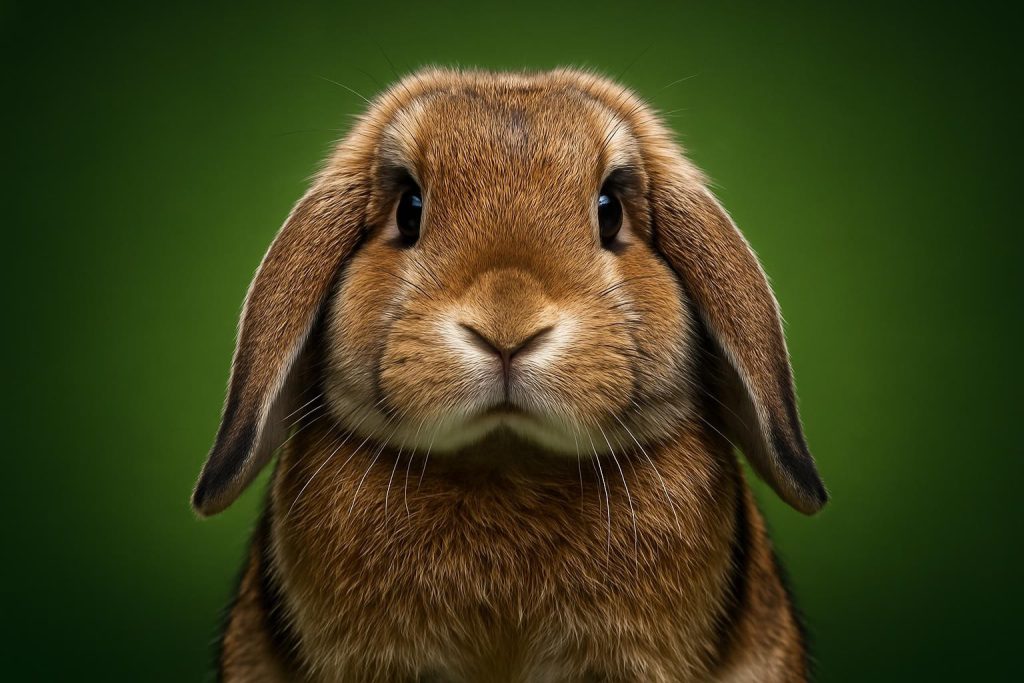 a lop-eared rabbit